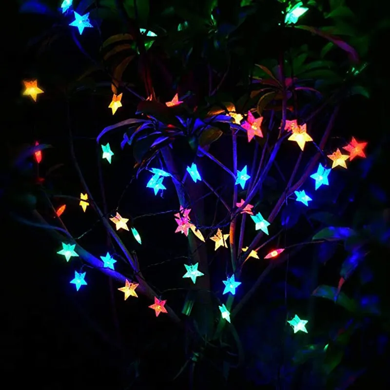 Outdoor 20-100 LED Solar Powered Star String Light Waterproof Solar Power Lamp Fairy Light for Garland Lawn Patio Decor garden Decor