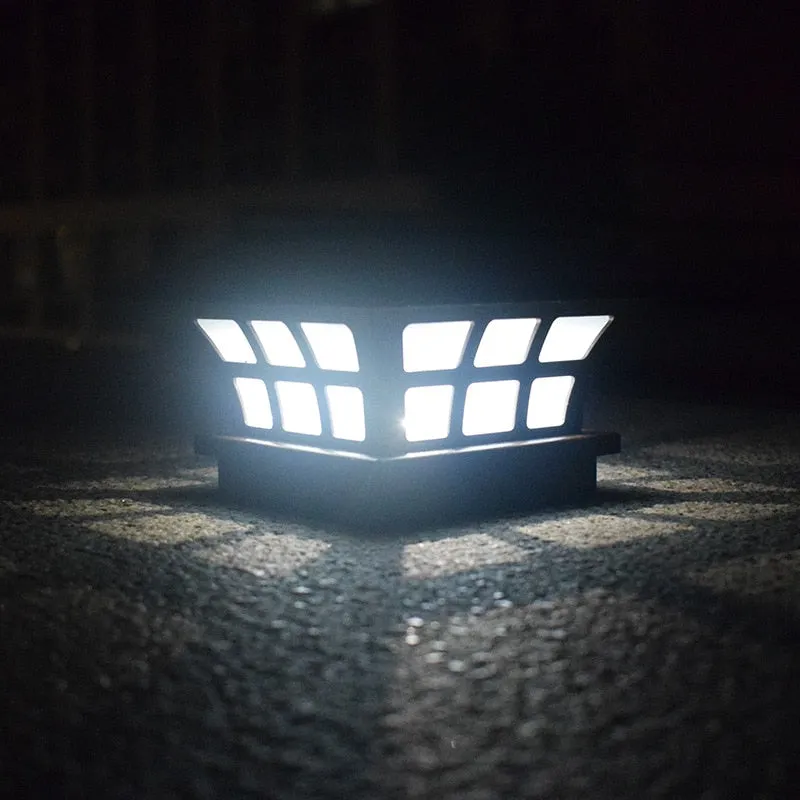 Outdoor Solar Gate Post LED Light