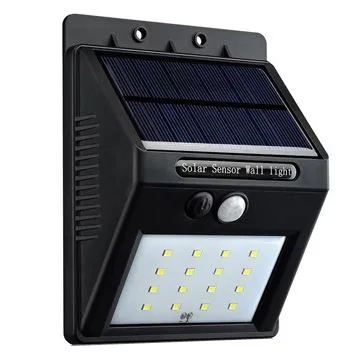 Outdoor solar motion light