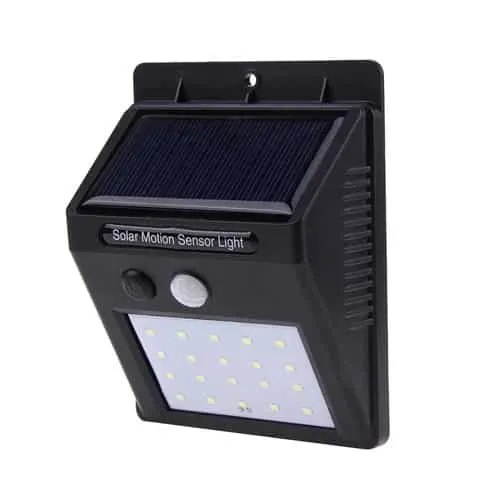 Outdoor solar motion light