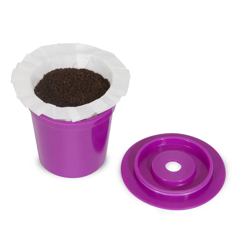 Perfect Pod EZ-Cup 2.0 Purple Plastic Refillable Coffee Capsules