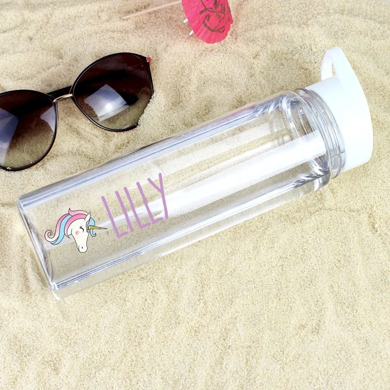 Personalised Unicorn Island Water Bottle