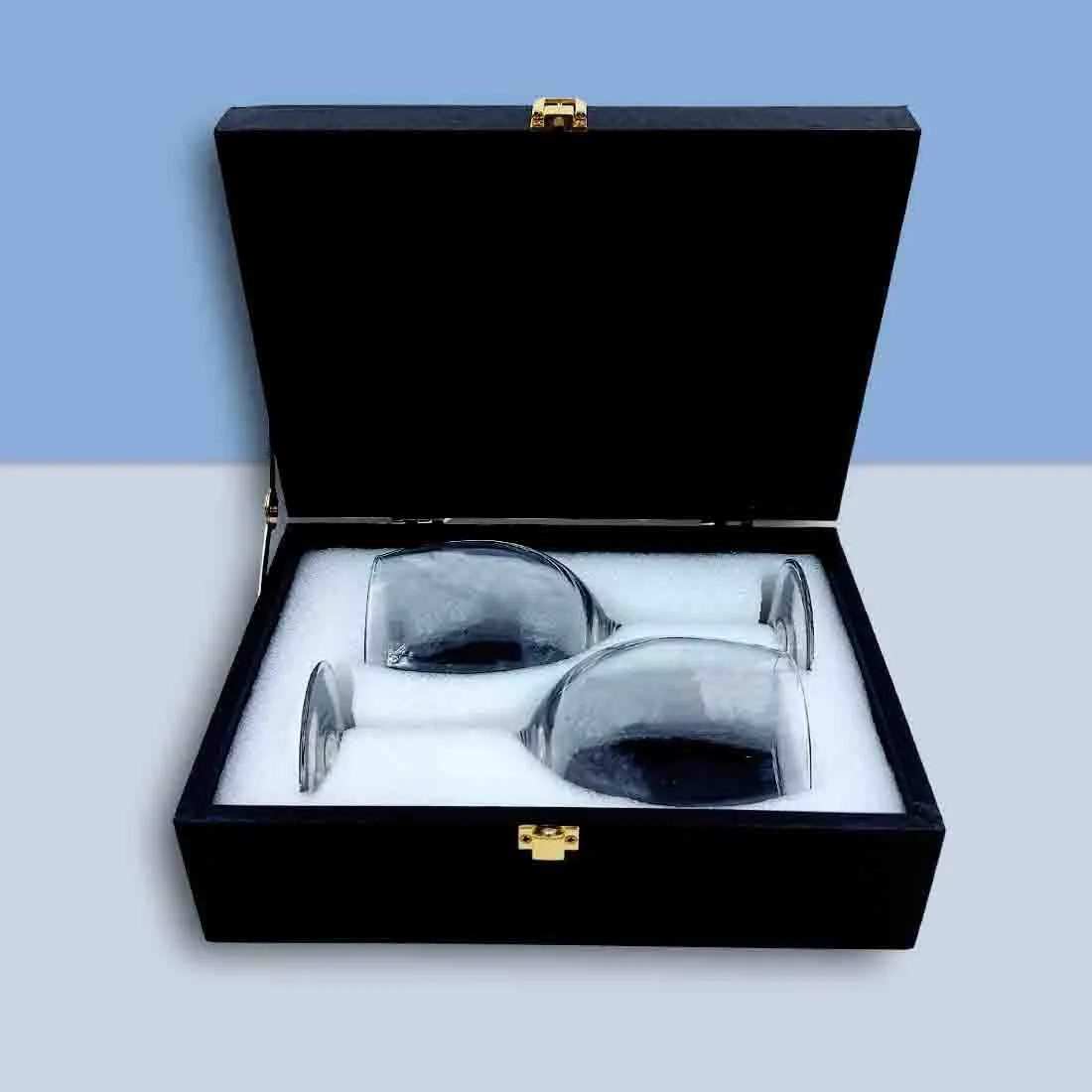 Personalised Wine Glass Set of 2 Gift Box for Wedding Gifts