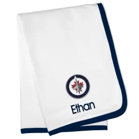 Personalized Winnipeg Jets Blanket