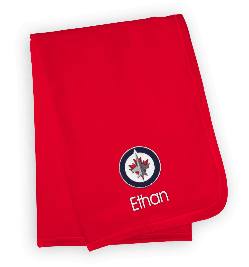 Personalized Winnipeg Jets Blanket