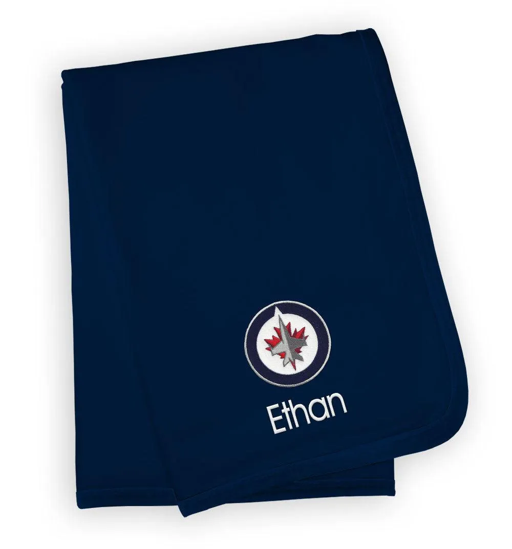 Personalized Winnipeg Jets Blanket