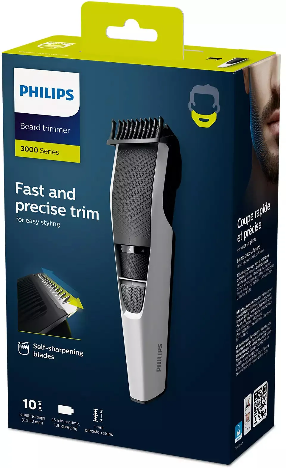 Philips, Beardtrimmer Series 3000 Beard Trimmer BT3206