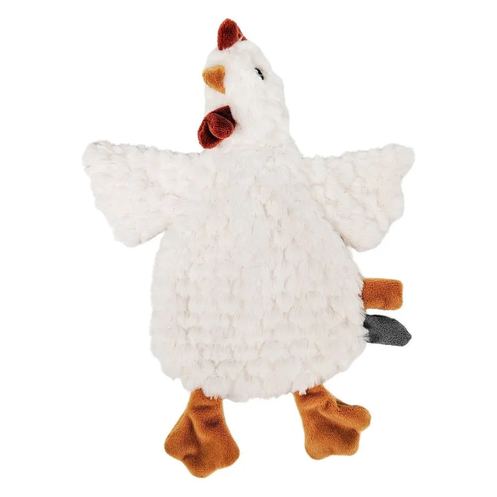 Plush Hen Comforter White 30cm