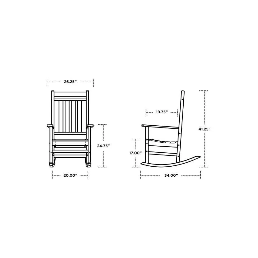 Polywood: Estate Rocking Chair