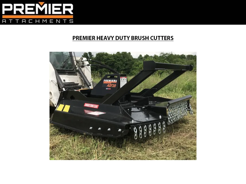 PREMIER Heavy Duty 72" Brush Cutter for Skid Steers