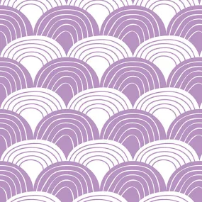 RAINBOWS | Lilac | Pillowcase | 80x80cm / 31.5x31.5"