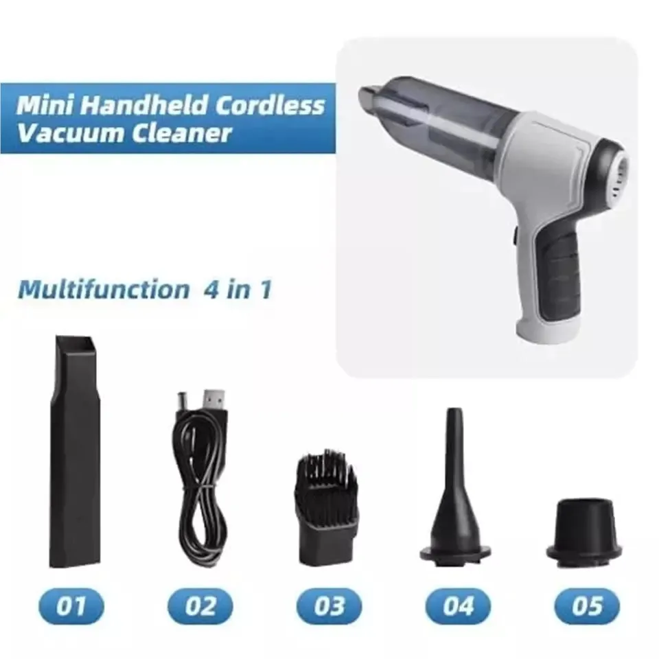 Rechargeable Handheld Multifunction Car & Home Vacuum Cleaner HL-107