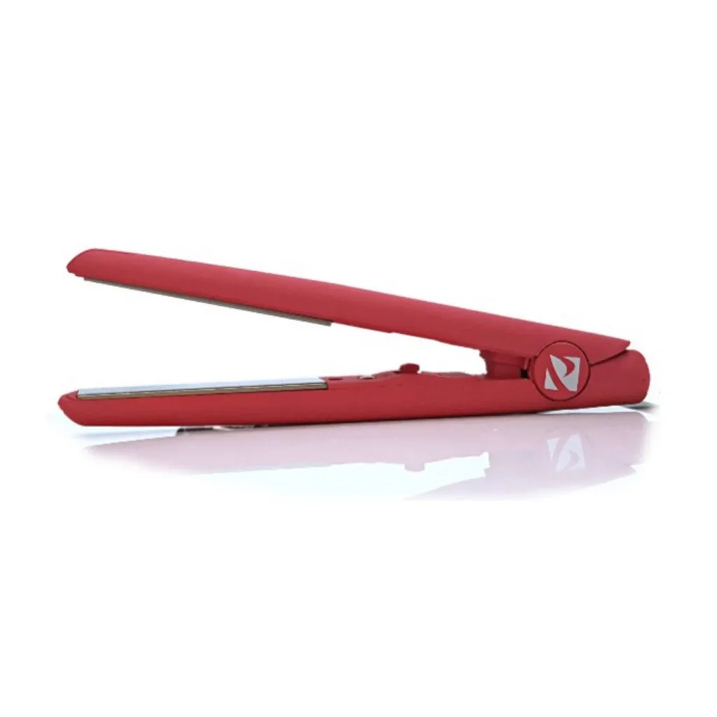 Red 0.5" Mini w/Soft Touch | Flat Iron