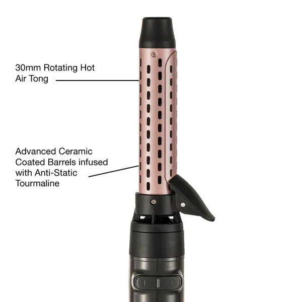 Remington - Curl & Straight Confidence Rotating Hot Air Styler AS8606