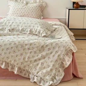 Reversible Cotton Quilt Set