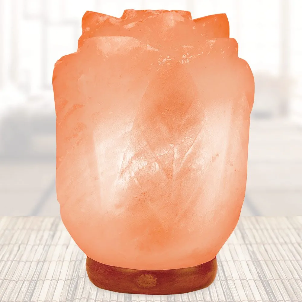 RevitaSpa Himalayan Salt Lamp Lotus Flower