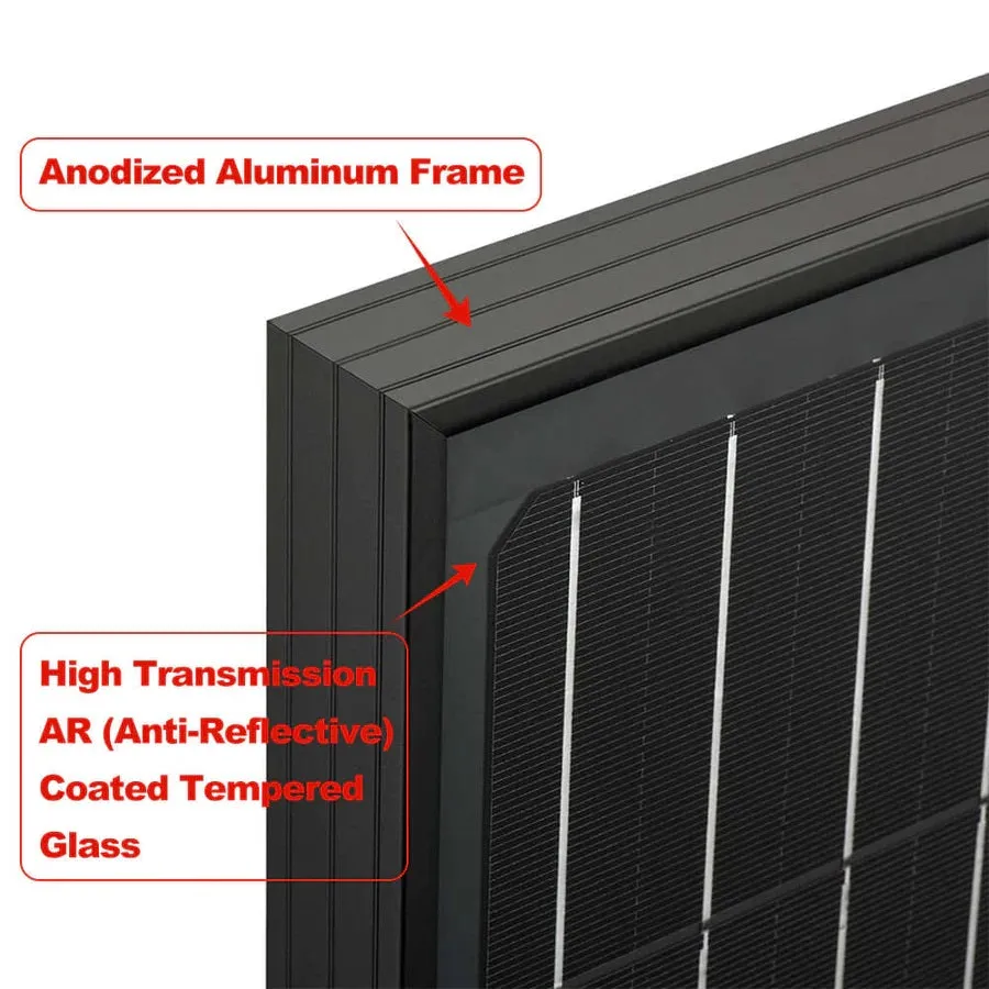 Rich Solar MEGA 100 Watt ONYX Monocrystalline Solar Panel