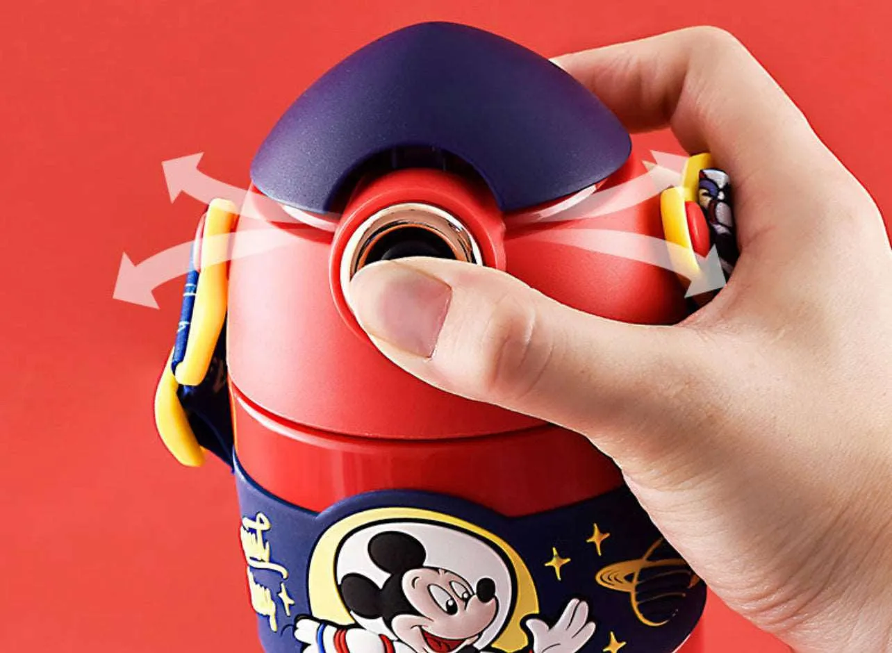 Rocket Shaped Disney Steel Sippers - 300ml