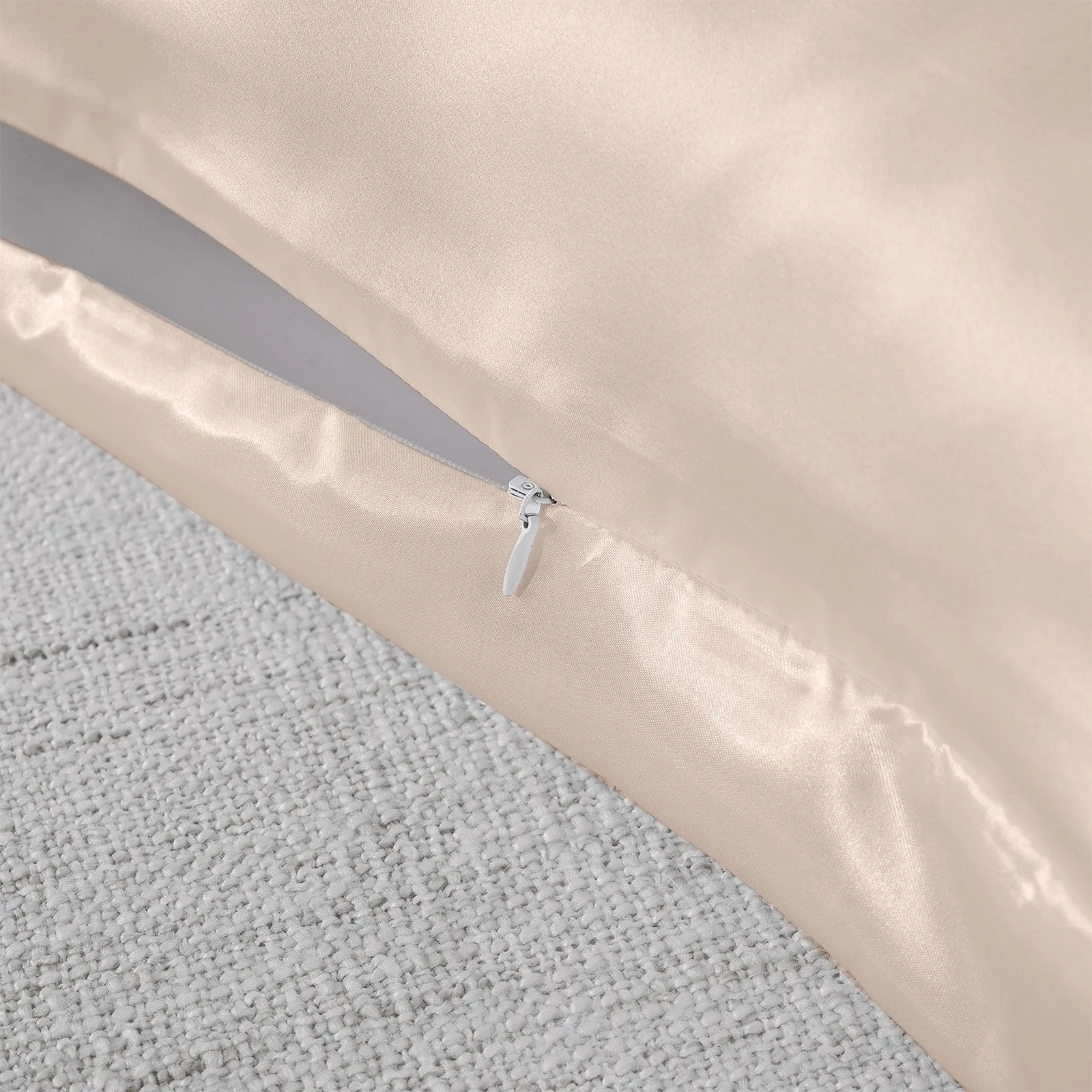 Royal Comfort Pure Silk Pillow Case 100% Mulberry Silk Hypoallergenic Pillowcase 51 x 76 cm Champagne Pink