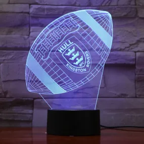 Rugby hull rfc 3D lamp 1/3/7/16 colors available