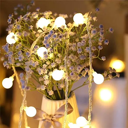 Satyam Kraft 20 Bulb String LED Fairy Lights for Home and Outdoor (3 m, Warm White)