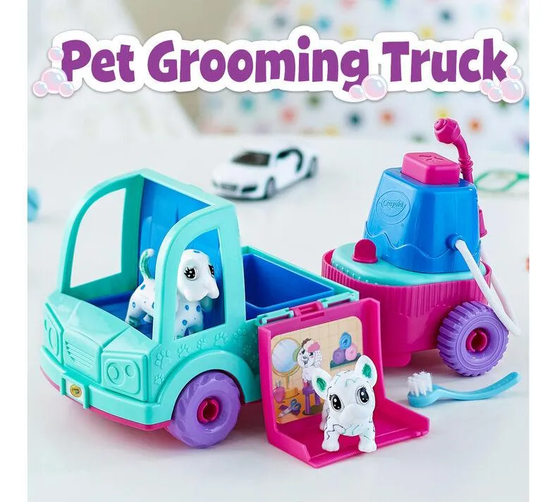 Scribble Scrubbie Pets Grooming Truck