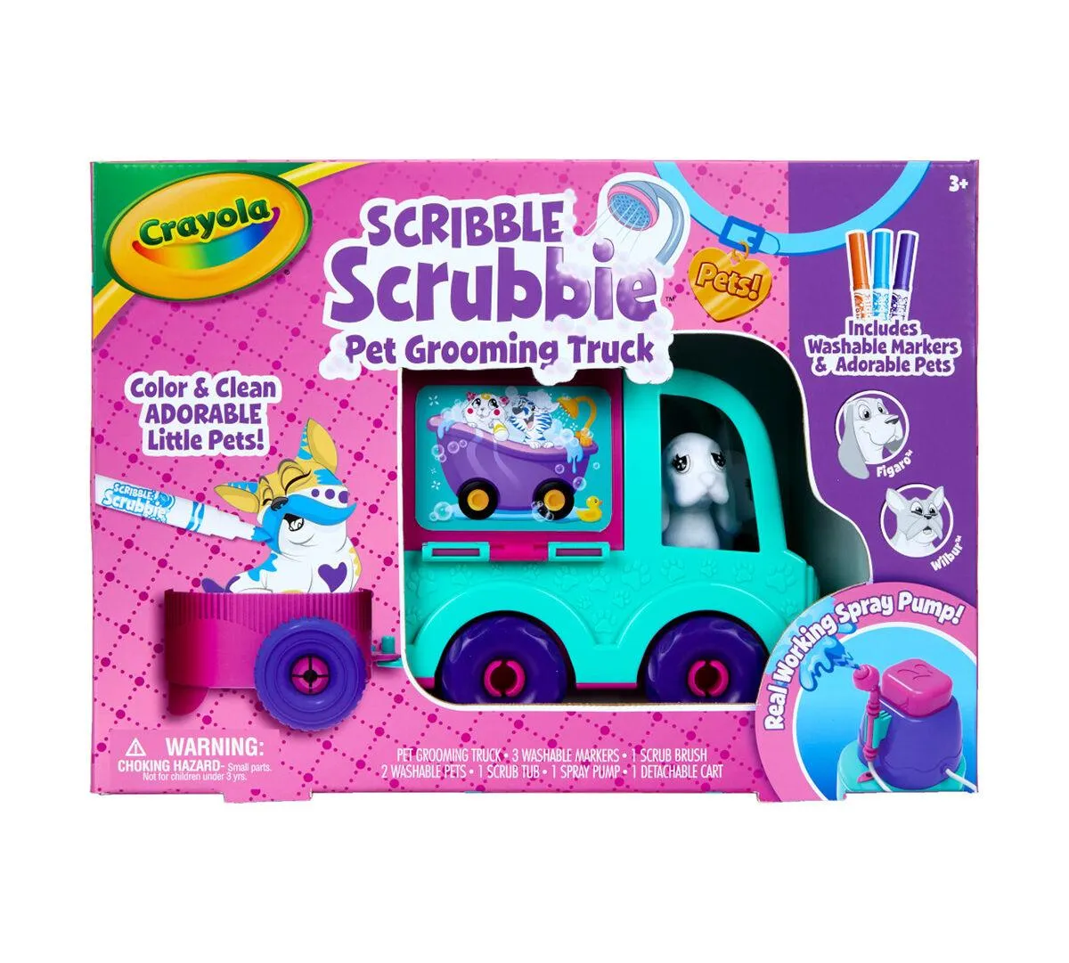 Scribble Scrubbie Pets Grooming Truck