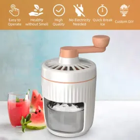 Secret Desire Hand Crank Ice Crusher Ice Shaver Shaved Ice Machine