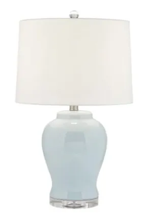 Serene Sky Blue Table Lamp