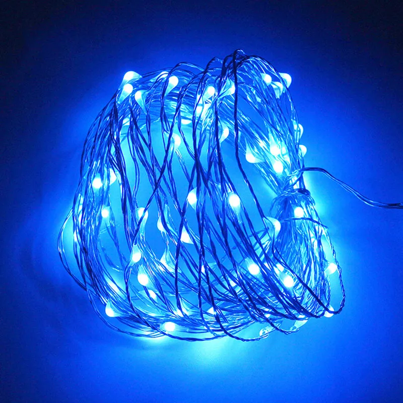 Silver Copper String Fairy Lights - Plug in