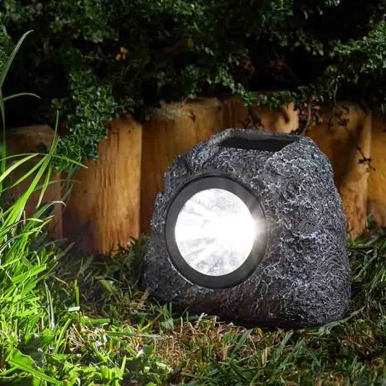 Smart Solar Light Rock Spotlight 4 Pack