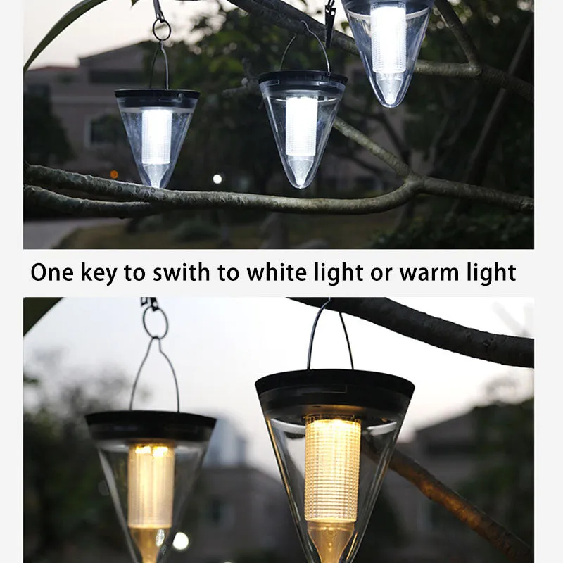 Solar Hanging Light Outdoor waterproof Led Decorative Light Landscape Decor for Table Garden Yard