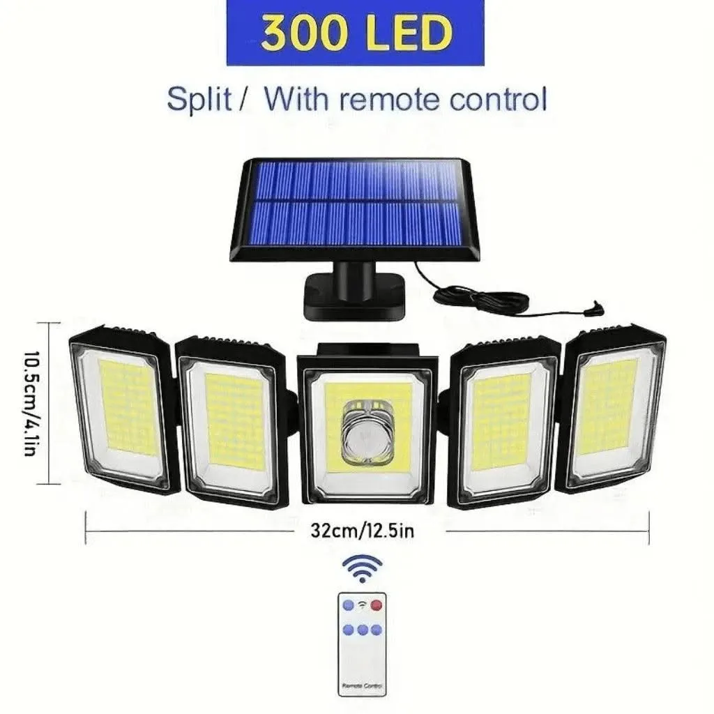 Solar LED Sensor Lights With Motion Sensor For Home Outdoor Garden (Waterproof, Cool White)