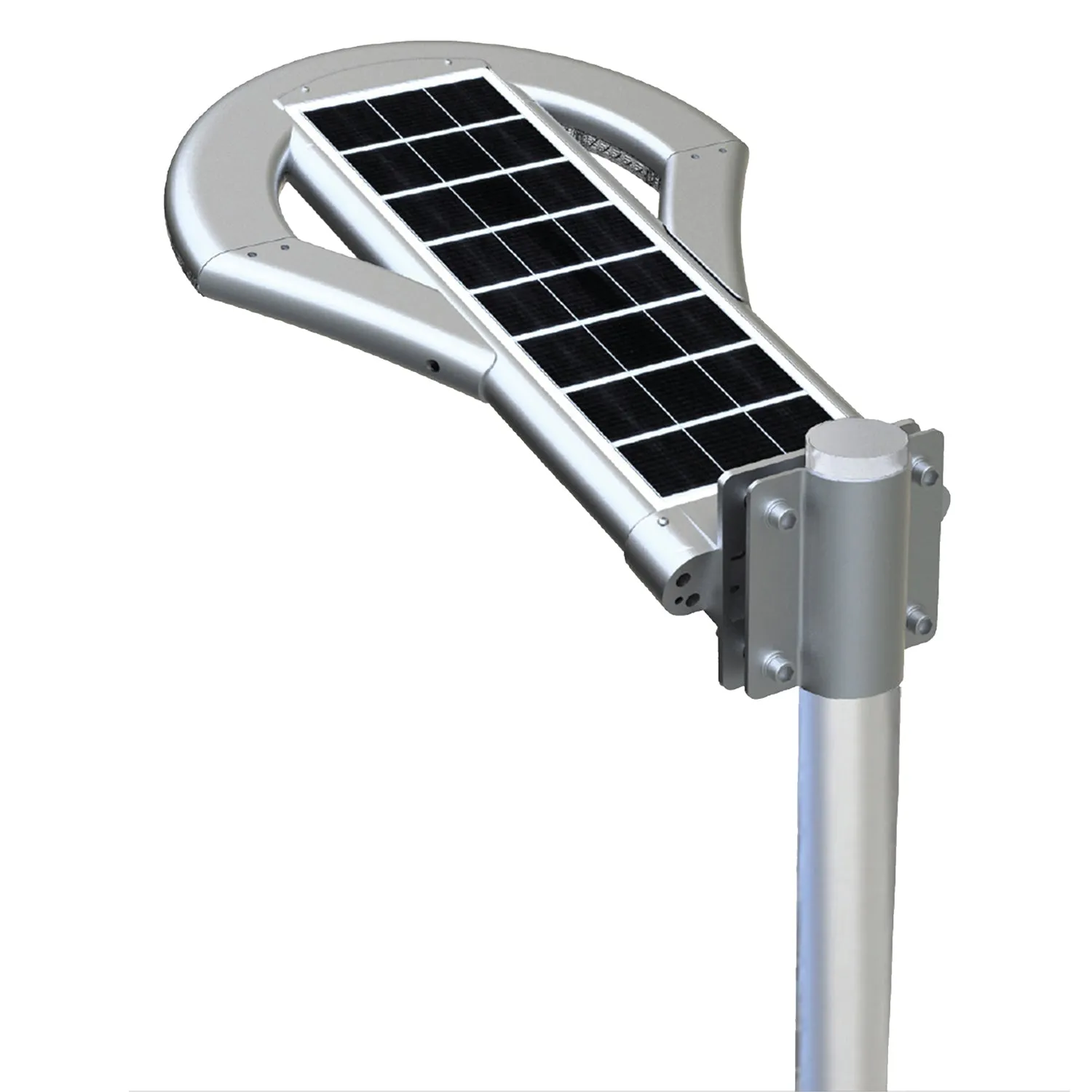 Solar LED Street Landscape Pathway Light, 2500 Lumens, 1 Year Warranty