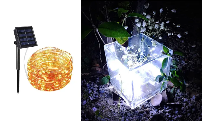 Solar Power Copper Wire Decorative String Lights