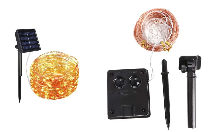 Solar Power Copper Wire Decorative String Lights