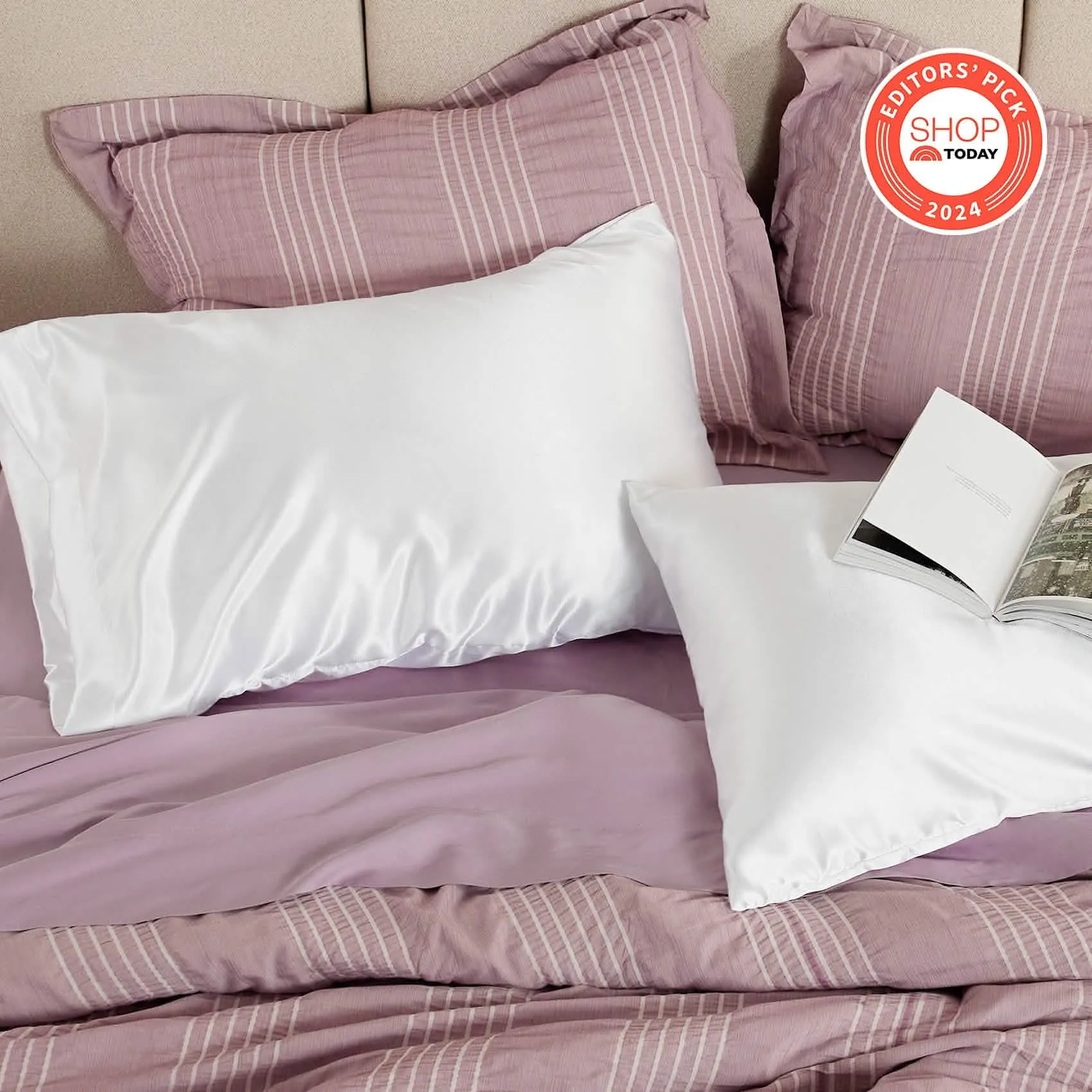 Solid Satin Pillowcase-2