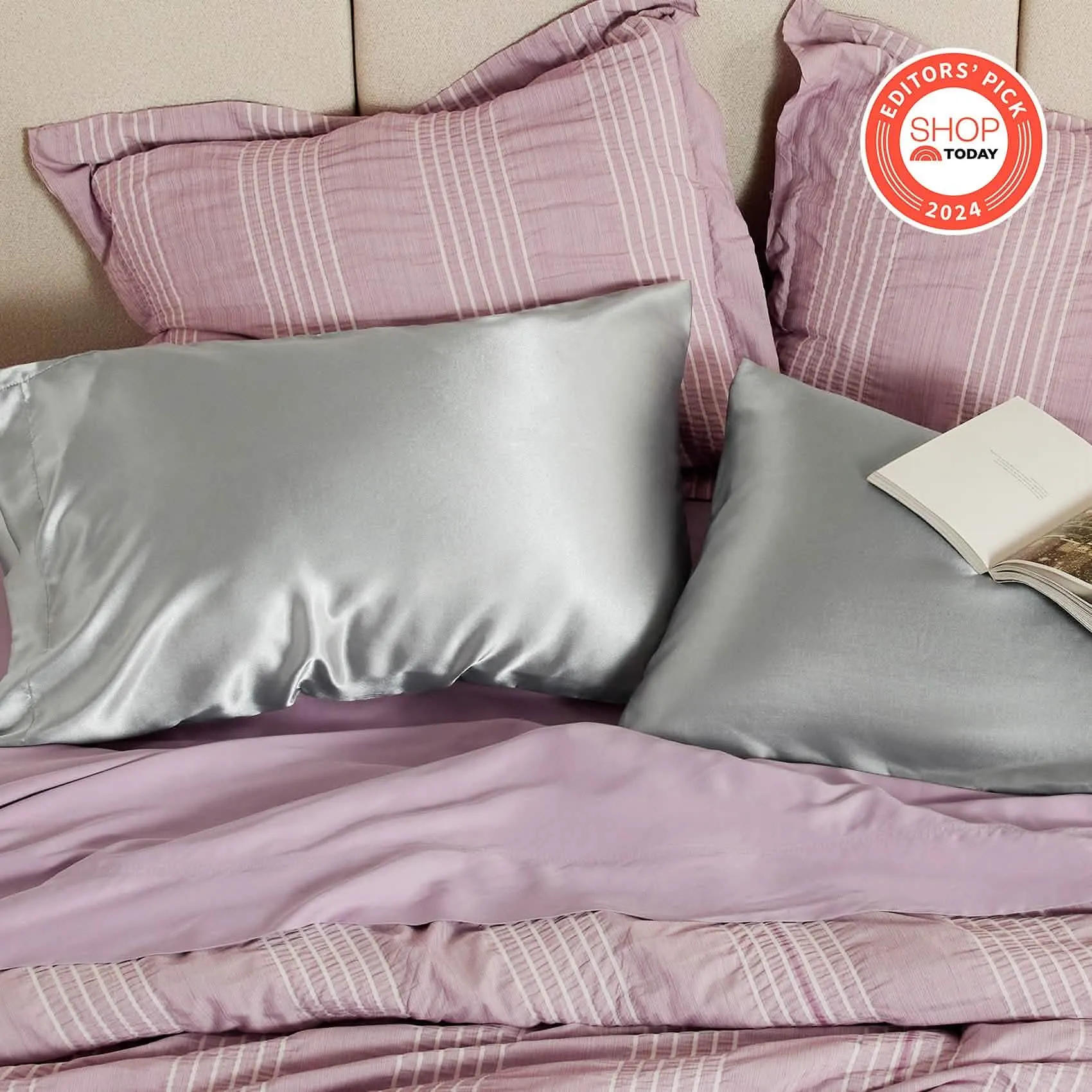 Solid Satin Pillowcase-2