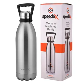 Speedex Stainless Steel Vacuum Insulated Flask Hot and Cold Water Bottle Thermosteel, Soft Feather Touch Finish(1500 ML, MATT COLOUR)