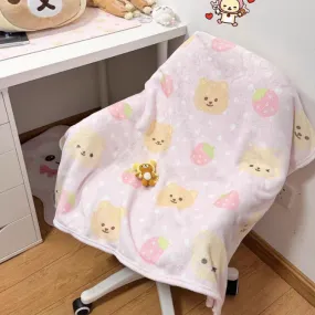 Strawberry Bear Blanket - Kimi