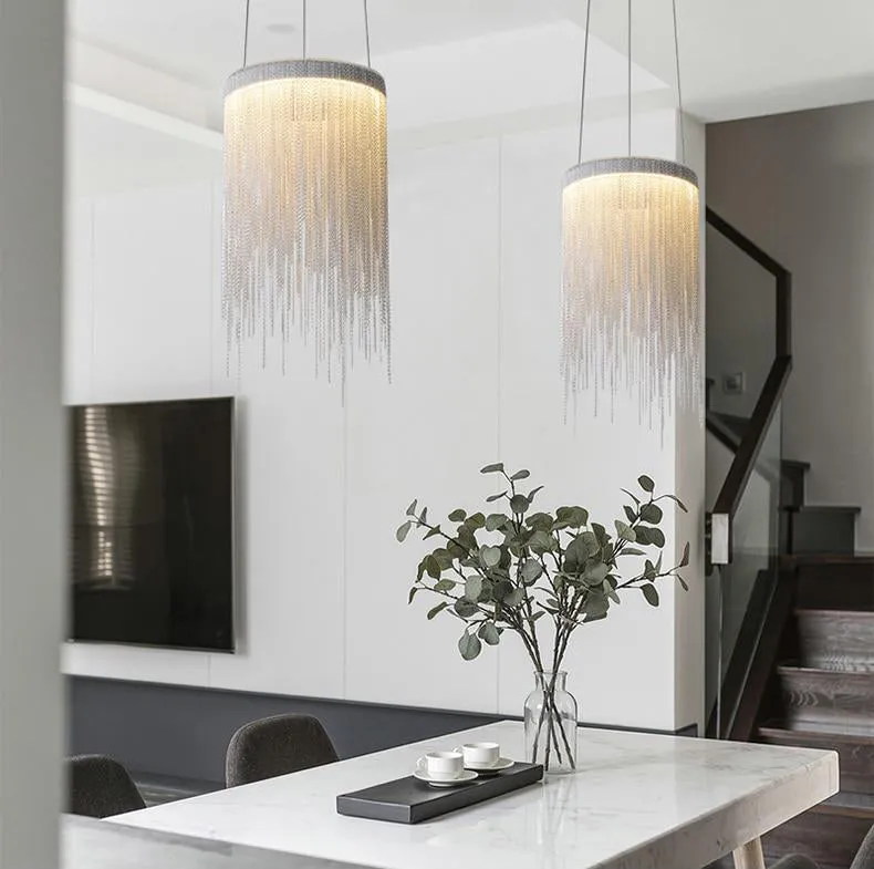 String Light Kitchen Pendants