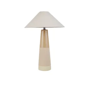 Table Lamp Conical 2 Tone Ceramic