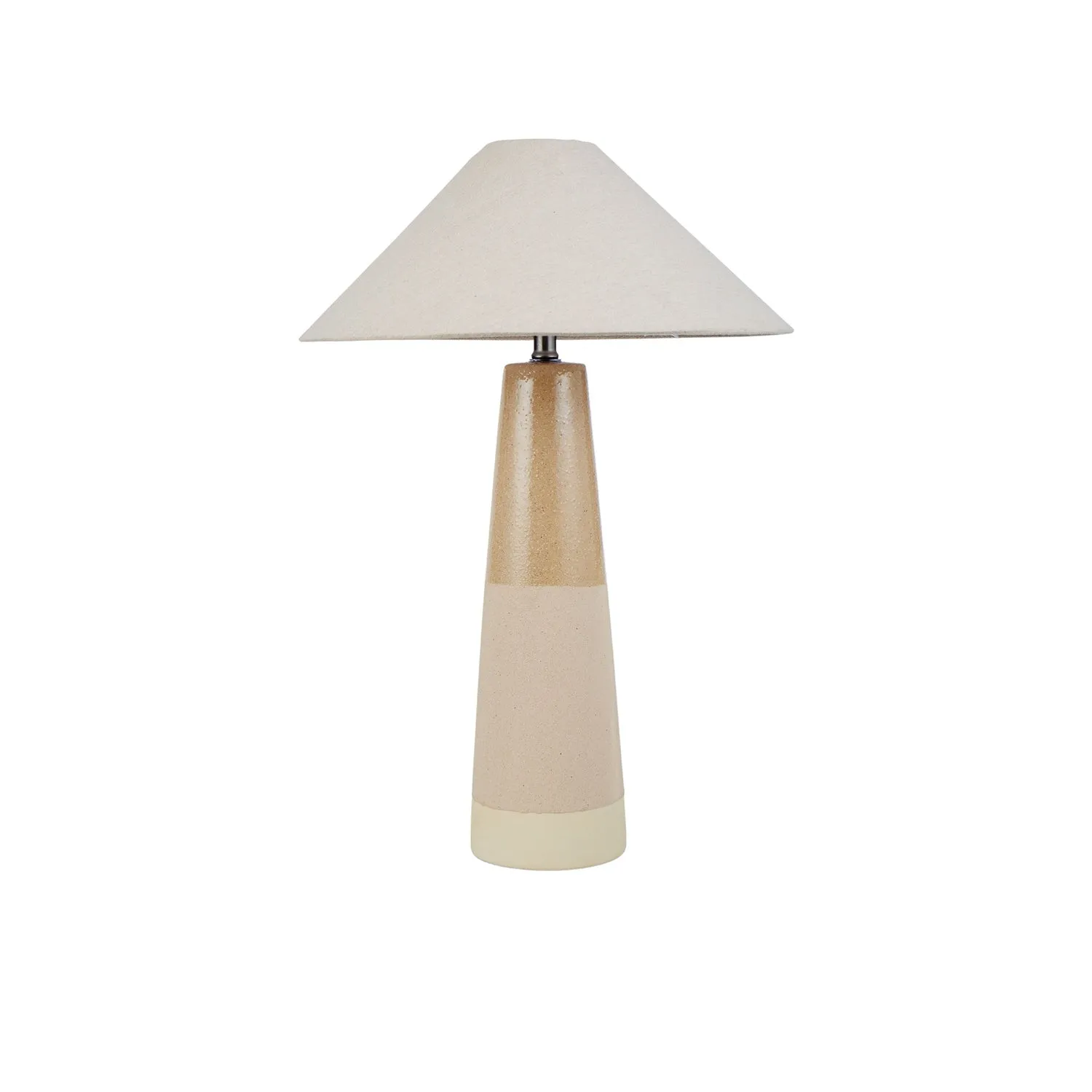 Table Lamp Conical 2 Tone Ceramic