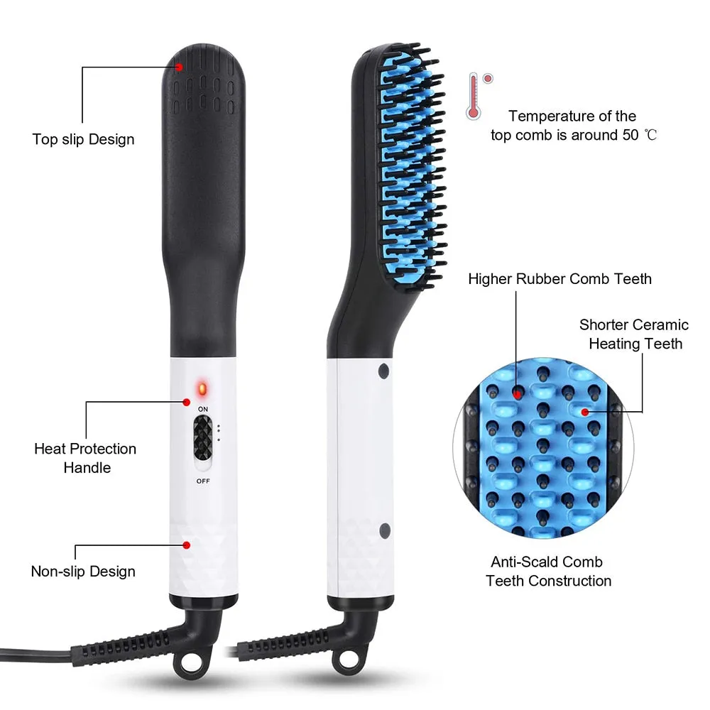 TEEK - Beard Hot Straightener Brush