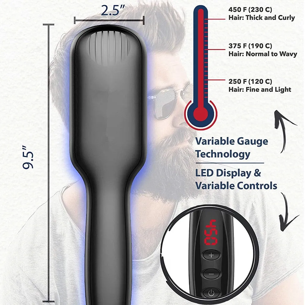 TEEK - Beard Hot Straightener Brush