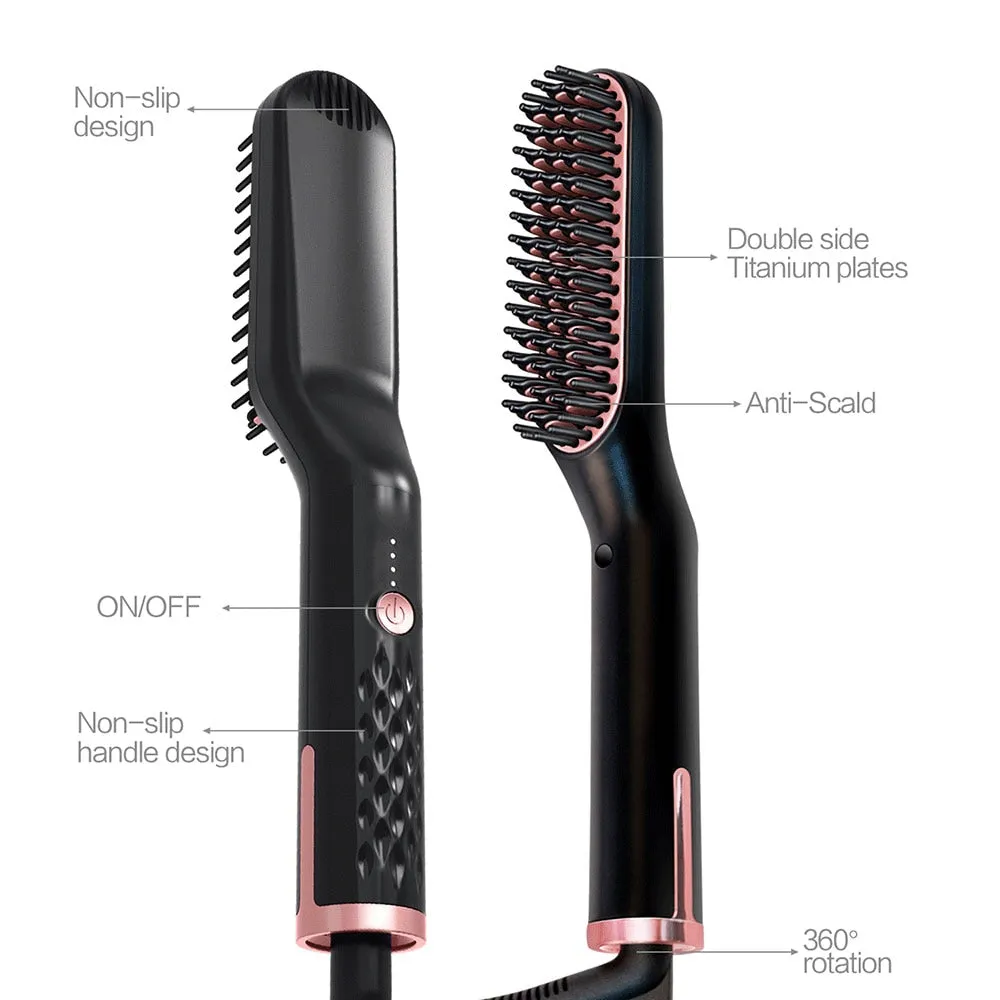 TEEK - Beard Hot Straightener Brush