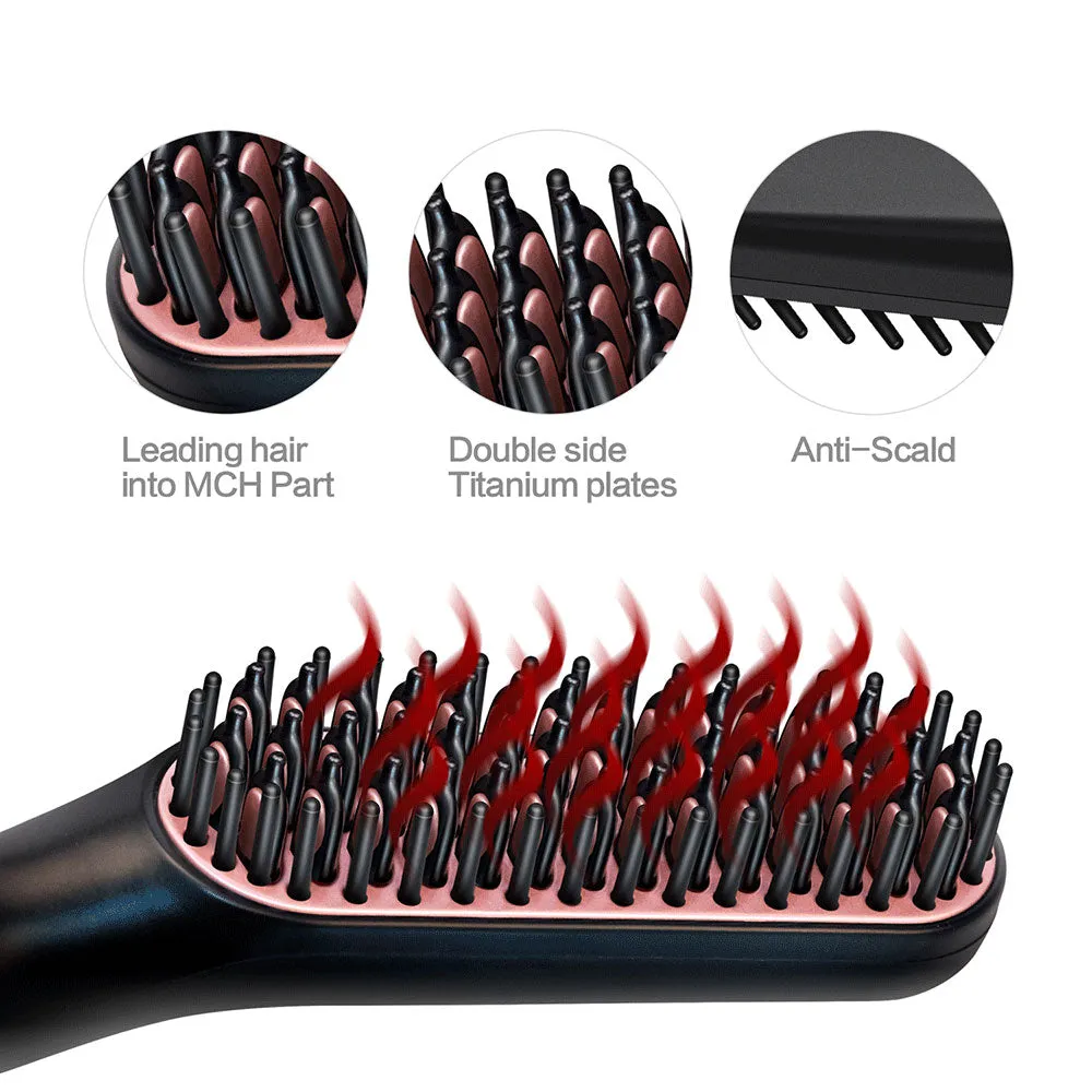 TEEK - Beard Hot Straightener Brush