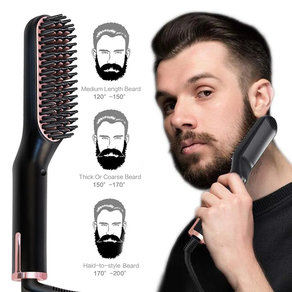 TEEK - Beard Hot Straightener Brush