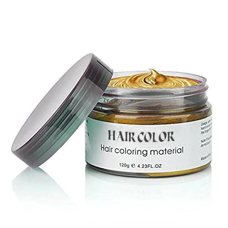 Temporary Gold Hair Color Wax