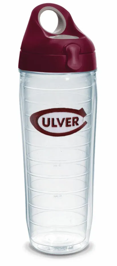 Tervis Water Bottle w/ Maroon Lid- 24oz